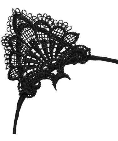 ZHOUBA Women Cute Cat Ear Fashion Lace Hairband Headband Hair Accessories Gift (Black) - Buy Online on GoSupps.com