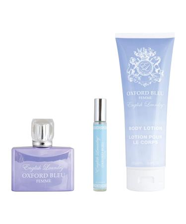 English Laundry Oxford Bleu Femme Eau de Parfum Spray Gift Set - Exclusive Fragrance Experience - Buy Online on GoSupps.com