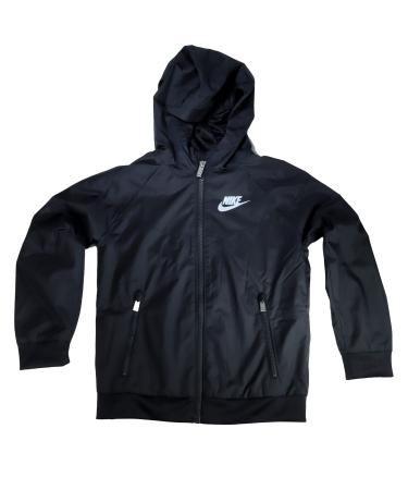 Nike Boys' Hooded Windbreaker Jacket 6 Rainboots Blue