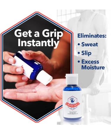 Instant Dry-Touch Gel with 1% Lidocaine - 2oz Bottle | Better Grip for Sports Training and Fitness Performance - Buy Online on GoSupps.com