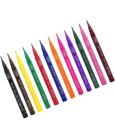 FOMIYES 36 Pcs Neon Eye Liner Pen Waterproof Liquid Eyeliner Liquid Eyeliner Pencil Set Makeup Matte 1 count (Pack of 1) As Shownx3pcs - Buy Online on GoSupps.com