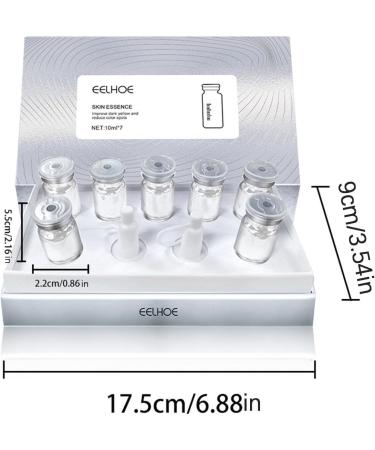 WOBBLO Facial Brightening Essence | Facial Essence Contains Vitamin C 7 Pieces | Essence 10ml for Uneven Textured Skin Brightening Enhancer for Dry Oily and Sensitive Skin - Buy Online on GoSupps.com