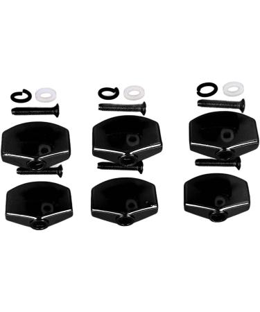 Tuning Knobs 6 Pieces Stylish Tuning Knobs for Acoustic Guitar (Black) - Buy Online on GoSupps.com