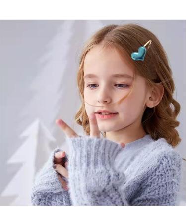 16Pcs Cute Star/Crown/Heart Hair Clips for Girls - Sparkly Metal Snap Hair Pins for Kids, Baby & Women - Buy Online on GoSupps.com