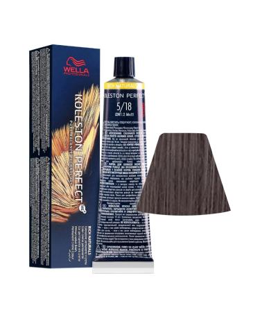 5/18 Castano Chiaro Cenere Perla Wella Koleston Perfect Me+ Rich Naturals 60ml
