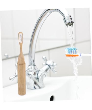 Buy Healvian Folding Bamboo Toothbrush - Travel-Friendly Eco-Friendly Soft Bristles Portable Design for Adults & Women - Buy Online on GoSupps.com