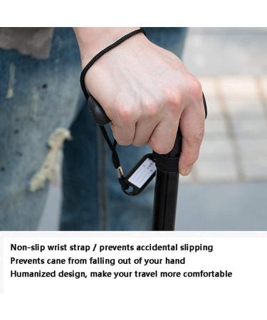 Crutches Old Men and Women Cane One Foot Aluminum Alloy Non-Slip Lightweight Telescopic Simple Everything is fine - Buy Online on GoSupps.com