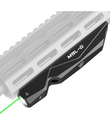 Votatu M9L-G 1600 Lumens Light Laser Combo Compatible with M-Lok Rail Surface, Tactical Flashlight and Green Laser Sight for Rifle, Strobe Function, Magnetic Rechargeable - Buy Online on GoSupps.com