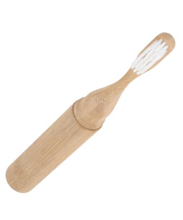 Angoily Folding Bamboo Toothbrush Portable Foldable Toothbrush Travel Toothbrush Travel Bamboo Toothbrush Adult Toothbrush Folding Toothbrush for Travel Soft Bristles Bamboo Toothbrush