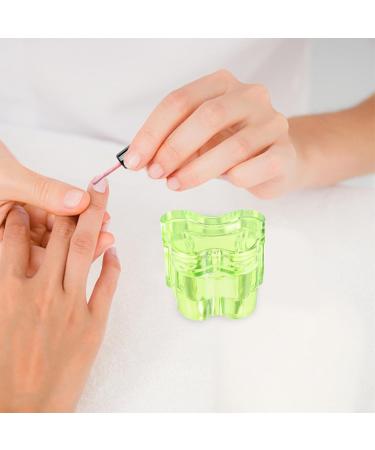Beavorty Glass Crystal Dappen Dish with Lid Bowl Cup Nail Dappen Cup Nail Art Dappen Bowl Jewelry Bowl Manicure Brush Pen Tools Holder for Acrylic Liquid Powder Nail Green - Buy Online on GoSupps.com