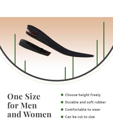 Height Increase Insole - 2 Inch Shoe Lifts for Men and Women by TruHeight - Buy Online on GoSupps.com