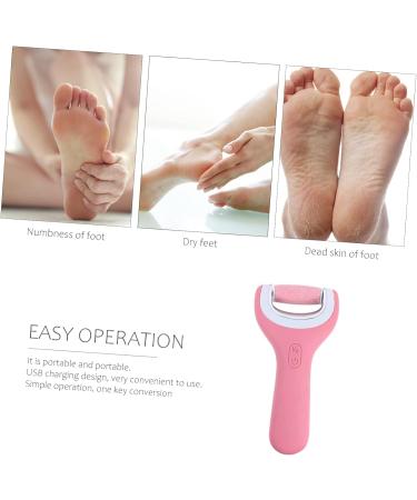 Ipetboom 1 Set Pedicure Foot Buffer Electric Foot Callous Removing Instrument Electric Scrubber Electric Foot Remover Heel Scrubber Pro Foot File Foot Quartz Major Pink - Buy Online on GoSupps.com