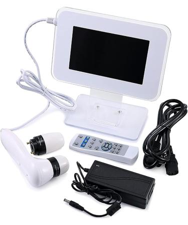 Skin Hair Analyser Scalp Hair Detector with 50X & 200X Lens 2 Million Pixel HD LCD Screen Stop Motion HD Images Comprehensive Skin Detection for Home Beauty Salon Spa - Buy Online on GoSupps.com