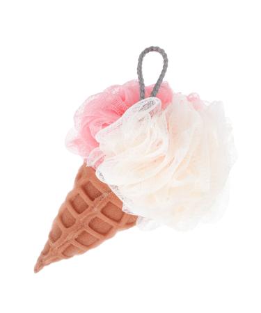 1pc Bath Ball Shower Mesh Scrubber Ice Cream Bath Sponge Bath Sponges Bathing Body Sponge Shower Loofah Spa Tub Bath Luffas Massage Shower Ball Bath Shower Sponges Bath Scrubber or