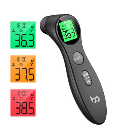 Femometer Forehead Thermometer for Adults Kids Non Contact Infrared Thermometer Digital Baby Thermometers Body Temperature Thermometer(Full Black) - Buy Online on GoSupps.com