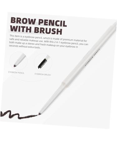 FRCOLOR 4 pcs Dual Makeup -in- Brow Tool with Brush Pencils Enhancer Pencil Eyebrow 1 count (Pack of 1) Assorted Colorx2pcs - Buy Online on GoSupps.com