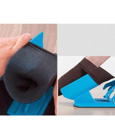 Geardeangloow Sock Aid Slider for Elderly & Disabled - Easy On/Off Pulling Aid - Blue - Buy Online on GoSupps.com
