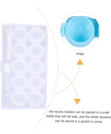 Ultechnovo Portable Contact Lens Container - 2 Pack Travel Case for Eye Care | Durable & Compact Lens Holder for International Shipping - Buy Online on GoSupps.com