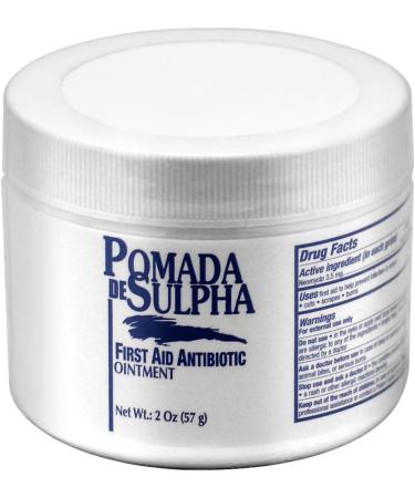 Pomada de Sulpha First Aid Antibiotic Ointment 2oz - Soothing Relief for Cuts and Wounds - Buy Online on GoSupps.com