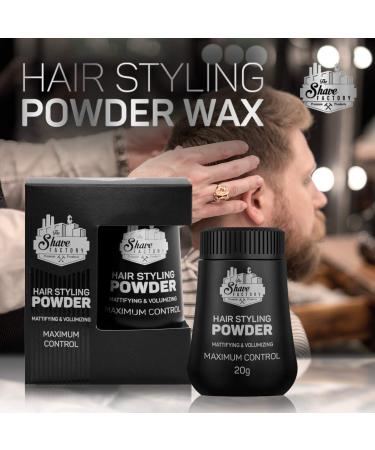 Shave Factory Volume Powder for Men - Long-Lasting Hair Styling | Mattifying & Volumizing Hair Powder | 60g Pack - Buy Online on GoSupps.com