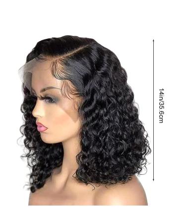 MiOYOOW Short Curly Black Afro Kinky Wavy Wig 14 Inch - Synthetic Hair Replacement for Black Women - Perfect for Daily Wear and Parties - Buy Online on GoSupps.com