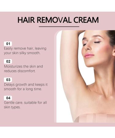 Hair Removal Cream for the Pubic Area Lotion with Spatula 120 Grams - Hair Removal Cream for Bikini Area | For Intimate Areas Legs Underarms Back and Bikini Lines - Buy Online on GoSupps.com