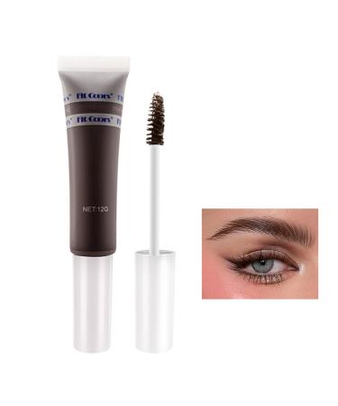Gray Eyebrow Gel Waterproof Tinted Eyebrow Gel  Instant Eyebrow Dye Volumizing Eye Brow Mascara  Wet N Wild Gel Glue Eyebrow Pomade for Long Lasting Smudge-proof Professional Natural Fluffy Feathery Brow Makeup (02 Dark... - Buy Online on GoSupps.com
