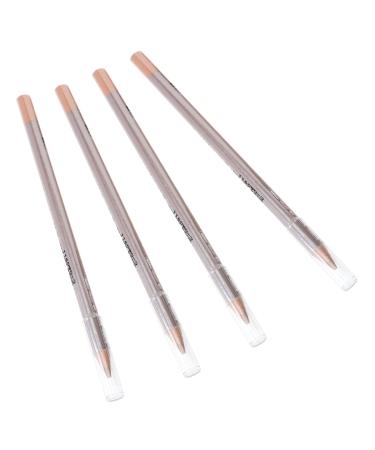 NOLITOY 4pcs Concealer Pen Concealer Stick Makeup Concealer Highlighter Stick Dark Circle Concealer Wooden 1 g (Pack of 1) Ivory