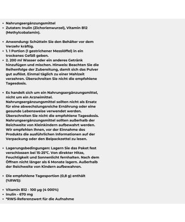 ForMeds POWDER vitamin B12100 g per serving to support the nervous system 60 servings - Buy Online on GoSupps.com