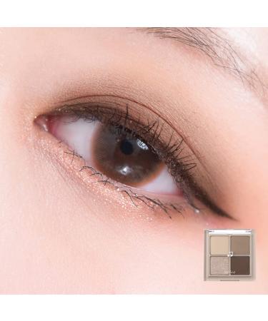 Rome & Romand Better Than Eyes 6 Color Eyeshadow Palette - Velvety Texture Long-Lasting Makeup Galaxy Pearl Glitter MLBB | M02 Dry Buckwheat Flower | 6g/0.21oz - Buy Online on GoSupps.com