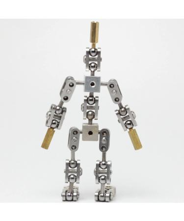 CineSpark DIY Studio Stop Motion Armature Kits | Metal Puppet Figure for Character Design Creation Not-Ready Very Easy to Assemble Animation or Just Fun (11cm  Standard) SMA 11cm Standard - Buy Online on GoSupps.com