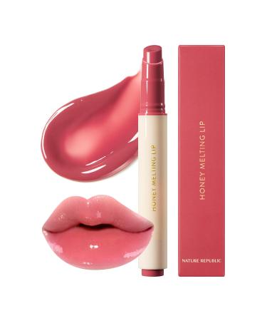 Nature Republic HONEY MELTING LIP (03 BERRY) K-BEAUTY Lip Plumper Tint Balm Korean Lip Gloss Cute Glow