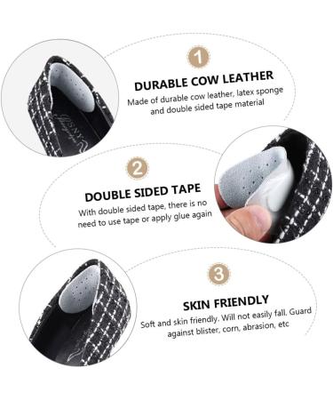 FOMIYES 12 Pairs Anti-Wear Back Stickers for High Heels Cushion Liners & Heel Grips for Women s Closed Toe and Kitten Heels Cow Leather Heel Pads - Buy Online on GoSupps.com