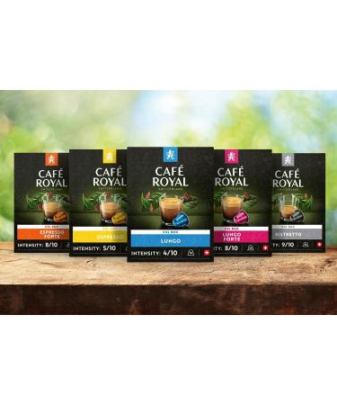 Caf Royal Ristretto 36 Capsules pour Cafeti re Caf Nespresso - Intensit 9/10 - Capsules de Caf en Aluminium certifi es UTZ (Lot de 4) - Buy Online on GoSupps.com