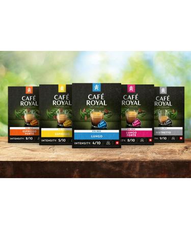 Caf Royal Espresso Compatible Capsules - 36 Aluminum Nespresso Pods | Intensity 5/10 | International Shipping Available - Buy Online on GoSupps.com