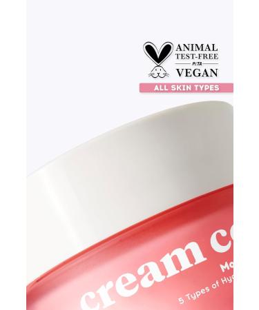 cream co. 50ml Moisturiser Face Cream for Women & Men All Skin Types Hyaluronic Acid Niacinamide (Vitamin B3) Evens Out Skin Tone Revitalizes Brightens Hydrates Vegan Face Cream - Buy Online on GoSupps.com