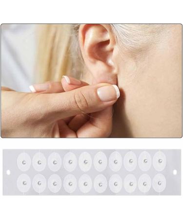 100 PCS Ear Seeds Auricular Sticker Kit Ear Seeds Ear Press Seeds Acupuncture Vaccaria Ear Seeds Massage Paste Ear Stickers Promote Blood Circulation Safe Painless Tool Accelerate Healing Ear Massage Silver - Buy Online on GoSupps.com