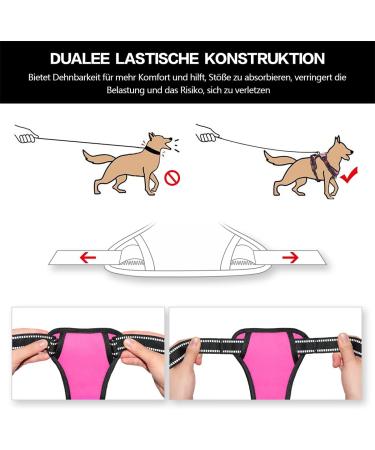 POPOT No Pull Dog Harness | Reflective Pet Vest for Daily Training & Walking | Pink (Large) - Buy Online on GoSupps.com