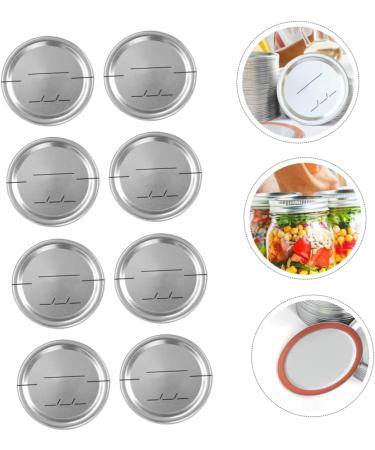 Yardwe 60 Pcs Mason Jar Lids Coffee Things Mason Jar Caps Cover Jars with Lids Mason Jar Top Lid Jam Jar Lid Coffee Stuff Wide Mouth Lids Discs Mason Jar Discs Glass Bottle Seal Tinplate - Buy Online on GoSupps.com