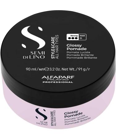 Alfaparf Milano Semi Di Lino Style&Care Glossy Pomade 90ml - strong hold wax - Buy Online on GoSupps.com