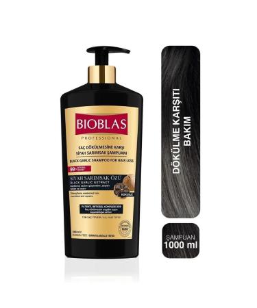 Bioblas Black Garlic Anti-Hair Loss Shampoo, 1000 ml