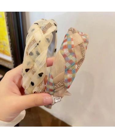 Headbands For Women Knotted Hairband Alice Band Adult Headband Fabric Hairband Turban Hoops Twist Headbands Accessories For Girls. (GREN) - Buy Online on GoSupps.com