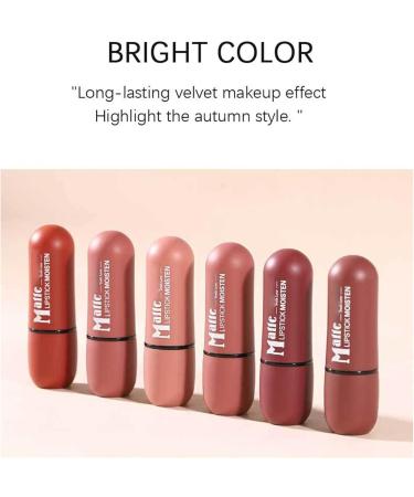 Rouge l vres velours mat 6 couleurs antiadh sives durables pour les femmes maquillage l vres l preuve des taches et l preuve des transferts rouge l vres lisse et cr meux 1 unit (Lot de 1) red-1 - Buy Online on GoSupps.com