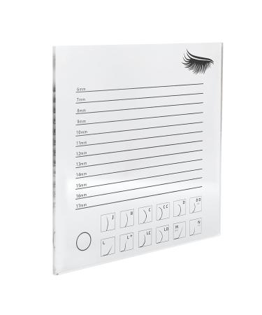 20x20 cm Washable Eyelash Extension Tray with Scale - Large Holder for Salon Extensions - Buy Online on GoSupps.com