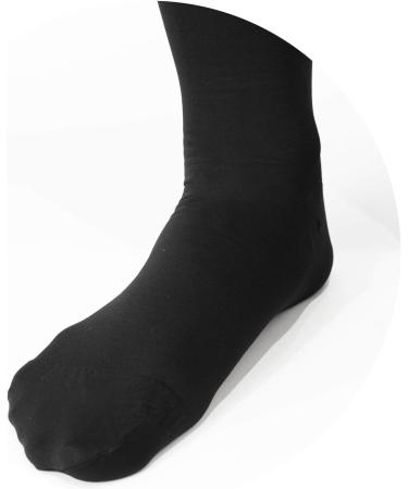 MD Non-Slip Compression Stockings - Thigh Height 15-20mmHg Support Stockings - Black - Size S - International Shipping Available - Buy Online on GoSupps.com