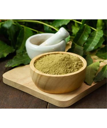 SVATV Organic Neem Powder 8oz - USDA Certified | Ayurvedic Neem Leaf Powder for Healthy Skin, Hair & Detox - Buy Online on GoSupps.com
