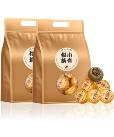 HQZM Xinhui Small Green Mandarin Puer Ripe Tea Palace Tangerine Puer Tea 250g Lasting Tea Aroma 882oz - Buy Online on GoSupps.com