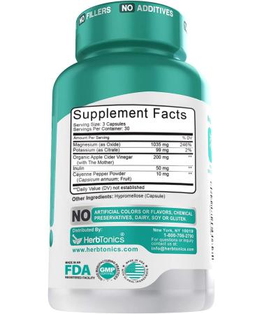 Colon Cleanse & Detox with Apple Cider Vinegar - 90 Vegan Pills for Men & Women - Buy Online on GoSupps.com