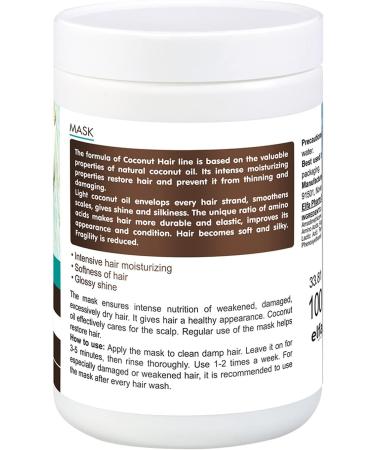 Dr Sante Coconut Oil Hydrating Mask for Dry and Fragile Hair 1000ml - Buy Online on GoSupps.com