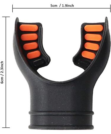 Justoop Scuba Diving Snorkeling Octopus Silicone Regulator Mouthpiece | Regulator Tie | Orange/Black/Yellow/Green - Buy Online on GoSupps.com